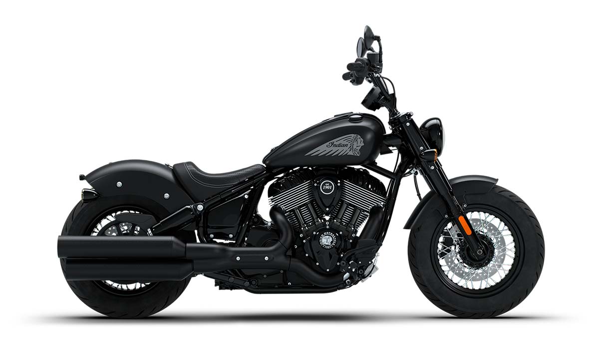 Chief Bobber Dark Horse Black Smoke